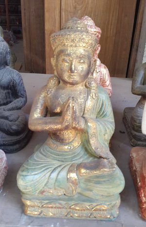 buddha cement statue