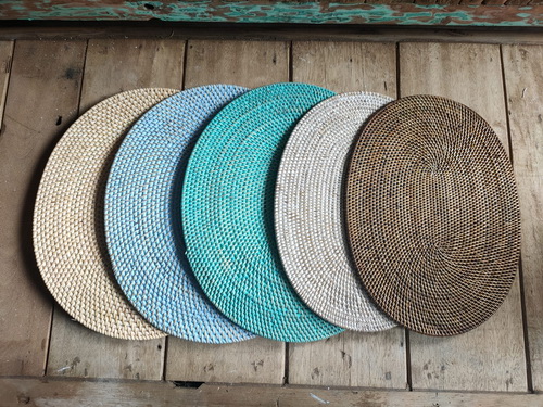 asian rattan placemat