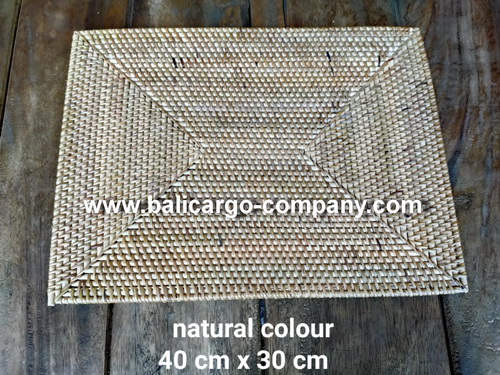 wicker placemat