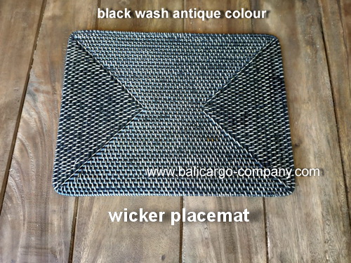 wicker placemat