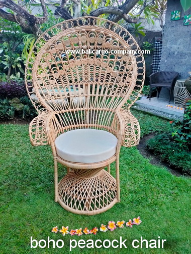 boho peacock chair