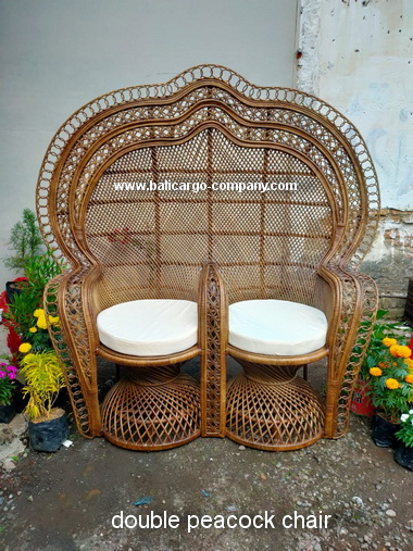 double peacock chair