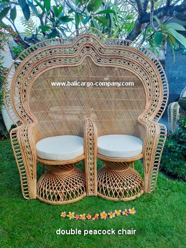 double peacock chair