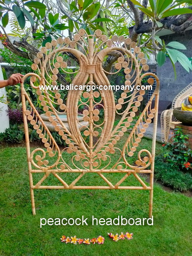 peacock headboard