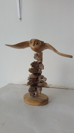 Bali wood statue