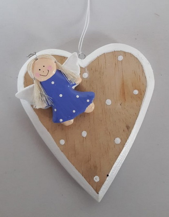 handmade wooden heart
