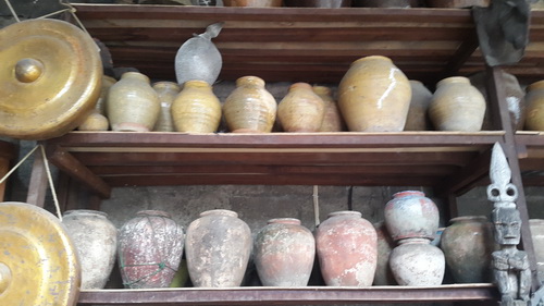 vintage terracota pots