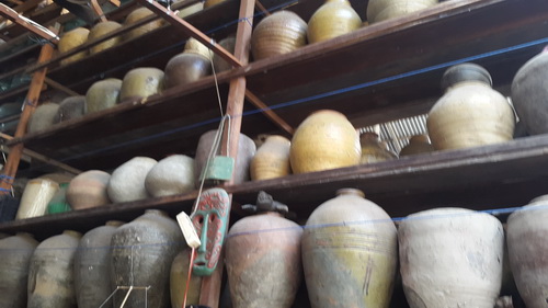 terracotta vintage pots